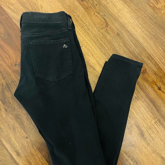 Rag & Bone Black Skinny Jeans - Picture 2 of 4